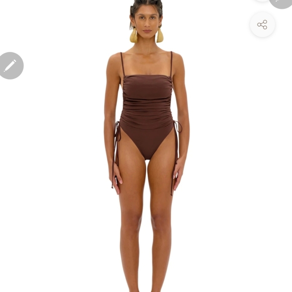 ANDREA IYAMAH HADAN COCOA ONE PIECE SWIMSUIT - Picture 3 of 13